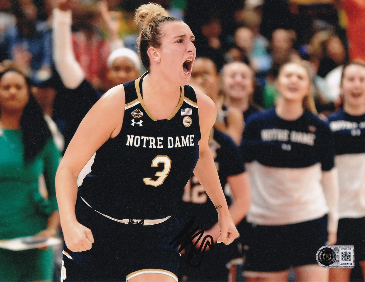 MARINA MABREY signed (NOTRE DAME) WNBA basketball 8x10 photo BECKETT BY085498