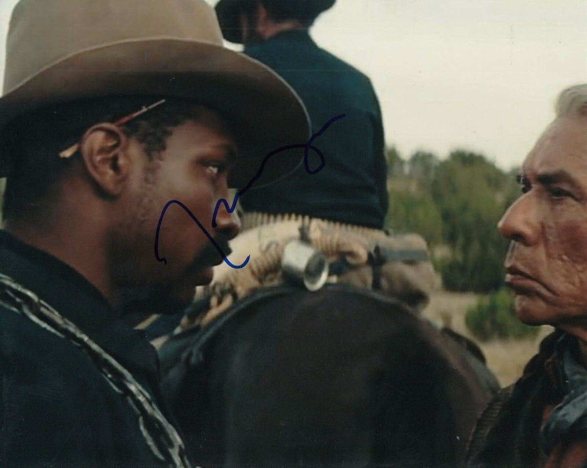 JONATHAN MAJORS signed (HOSTILES) Movie 8X10 photo *Corp Henry Woodson* W/COA #2