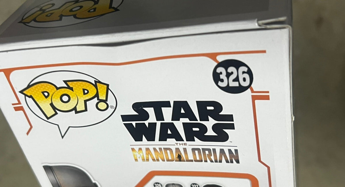 BRENDAN WAYNE signed (THE MANDALORIAN) Star Wars Funko Pop #345 SWAU A29584