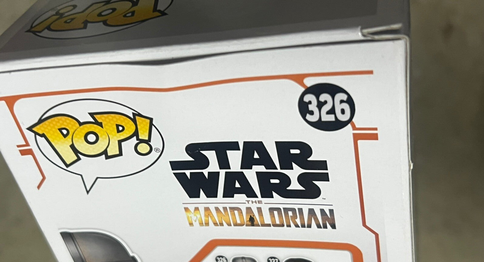 BRENDAN WAYNE signed (THE MANDALORIAN) Star Wars Funko Pop #345 SWAU A29584