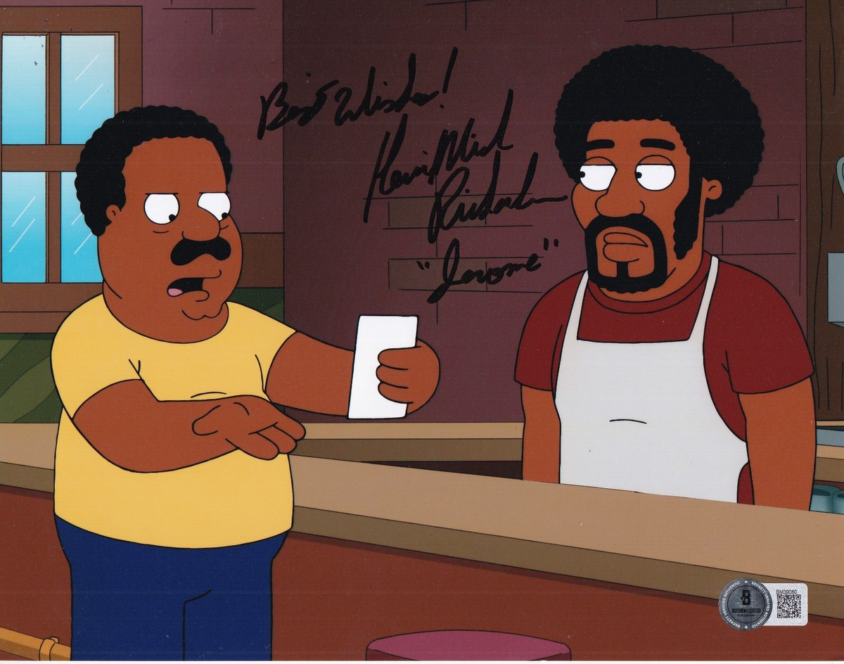 KEVIN MICHAEL RICHARDSON signed (FAMILY GUY) Jerome 8X10 photo BECKETT BM39080
