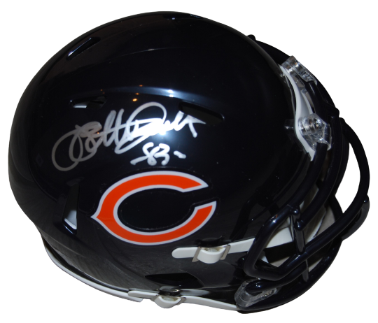 WILLIE GAULT signed (CHICAGO BEARS) mini football helmet BECKETT BAS BG93569