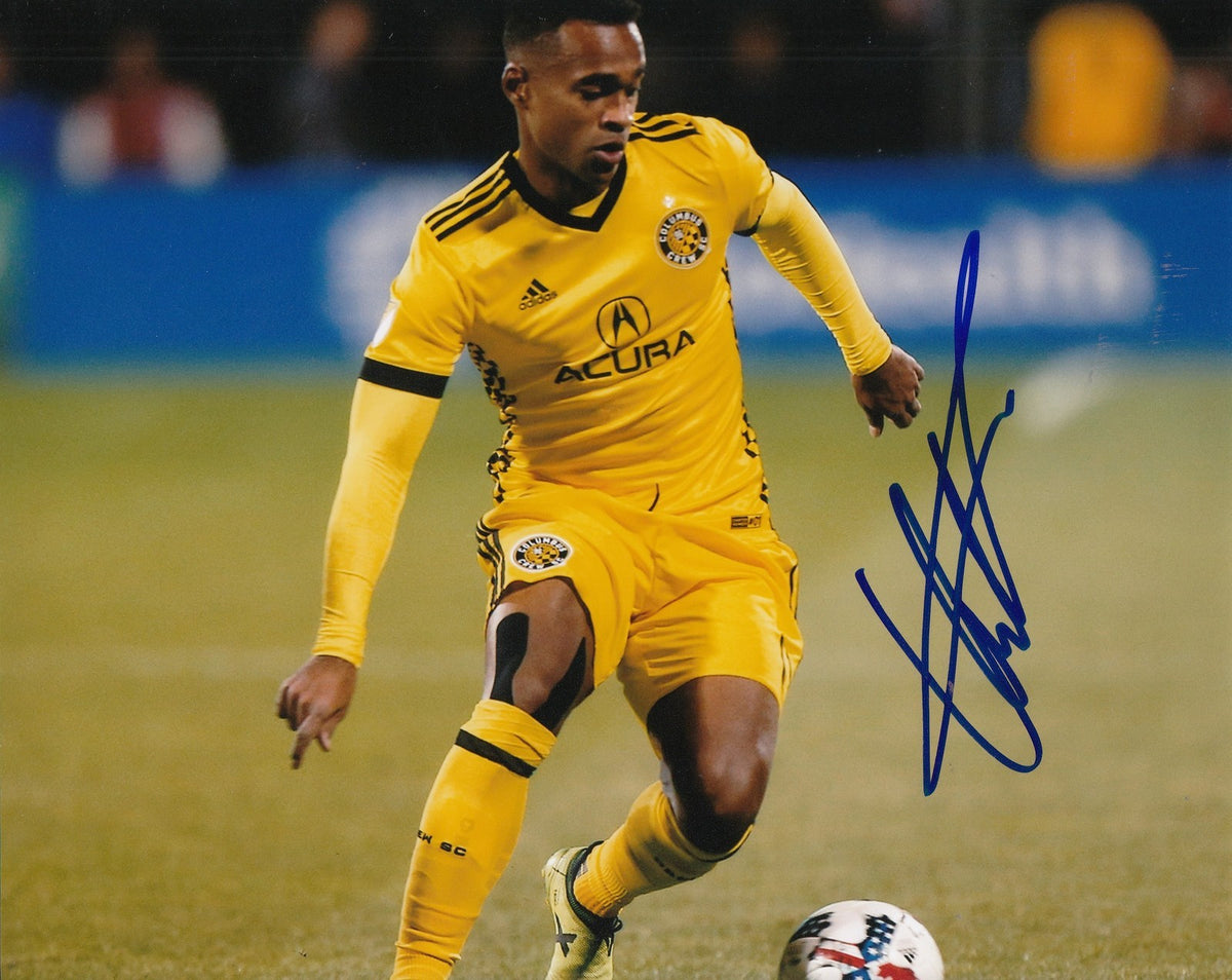 OLA KAMARA signed (COLUMBUS CREW) *LA GALAXY* SOCCER MLS 8X10 photo W/COA #2