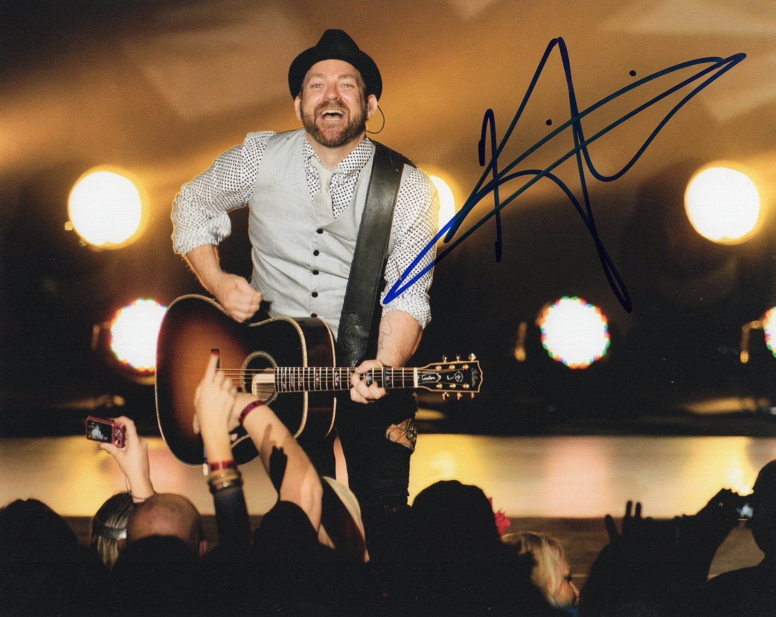 Kristian Bush Signed Sugarland 8x10 Photo w/COA Stuck Like Glue #1