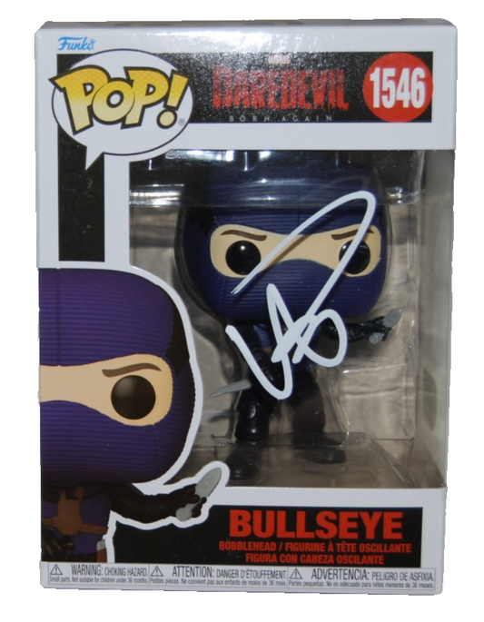 WILSON BETHEL signed (DAREDEVIL) BULLSEYE Funko Pop #1546 BECKETT BY085865