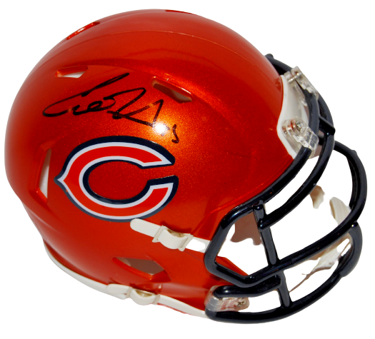 COLE KMET signed (CHICAGO BEARS) Flash mini football helmet BECKETT BAS BF87316