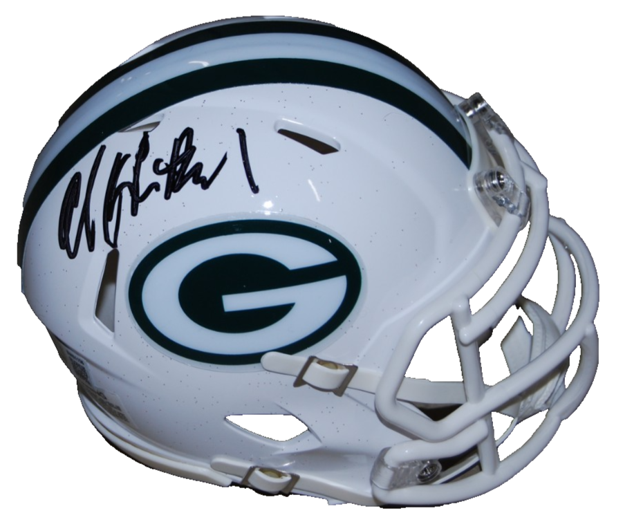 AL HARRIS signed (GREEN BAY PACKERS) white mini football helmet BECKETT BW61156