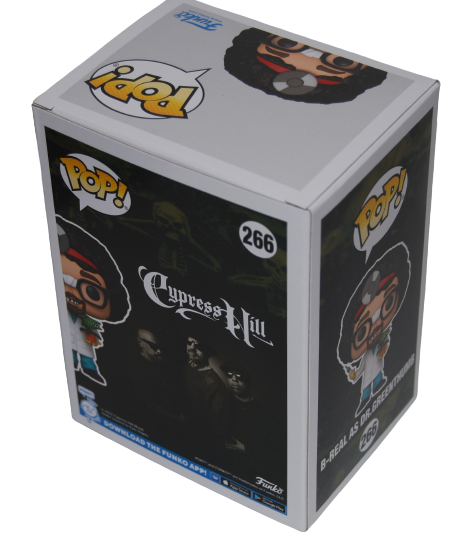 B-REAL signed (DR GREENTHUMB) #266 Funko Pop Cypress Hill BECKETT BAS BH010996