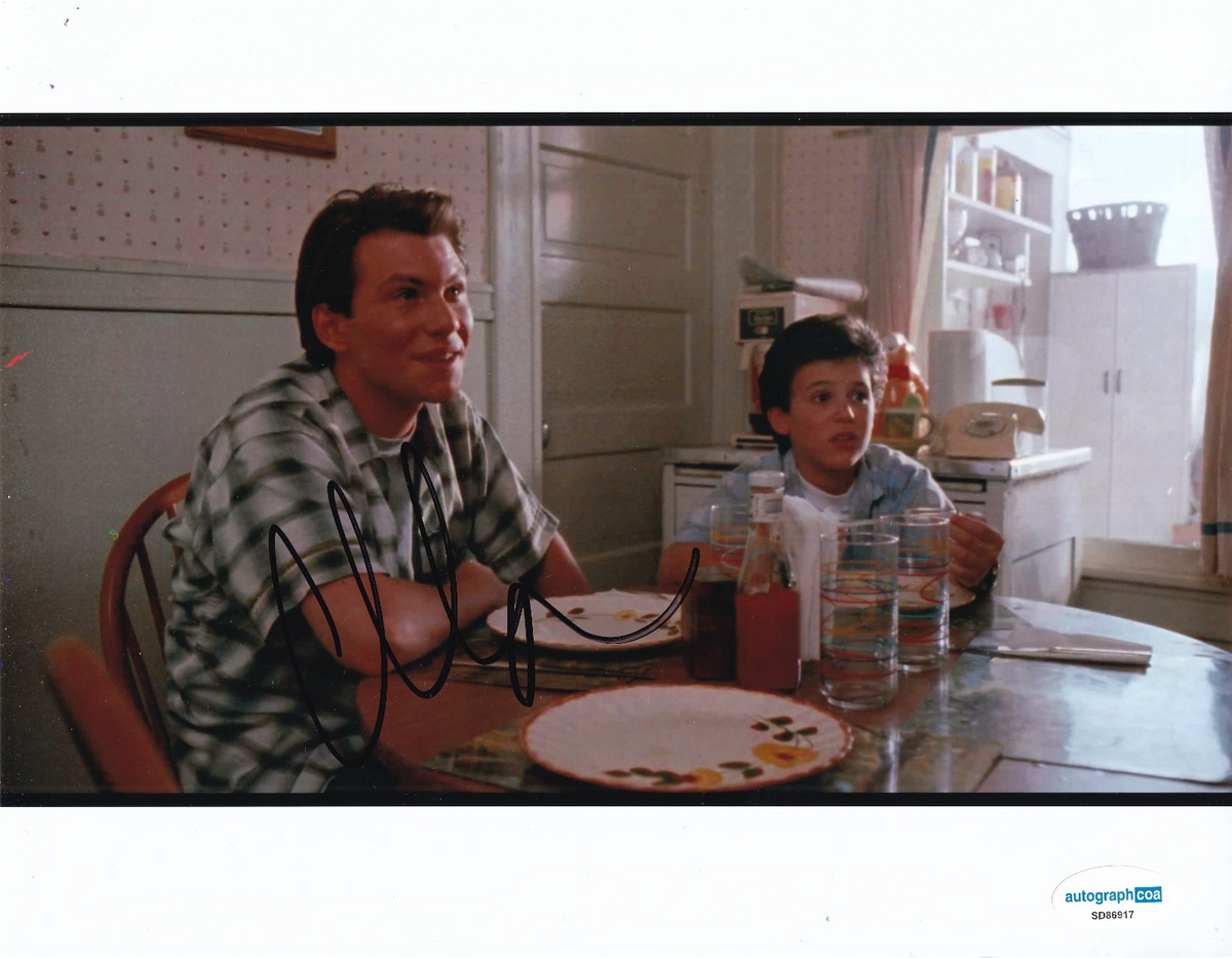 CHRISTIAN SLATER signed (THE WIZARD) Nick Movie 8X10 photo ACOA SD86917