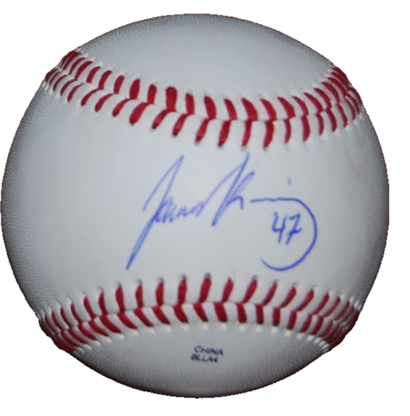 JARED KOENIG signed (MILWAUKEE BREWERS) minor league ball BECKETT BAS BU41360