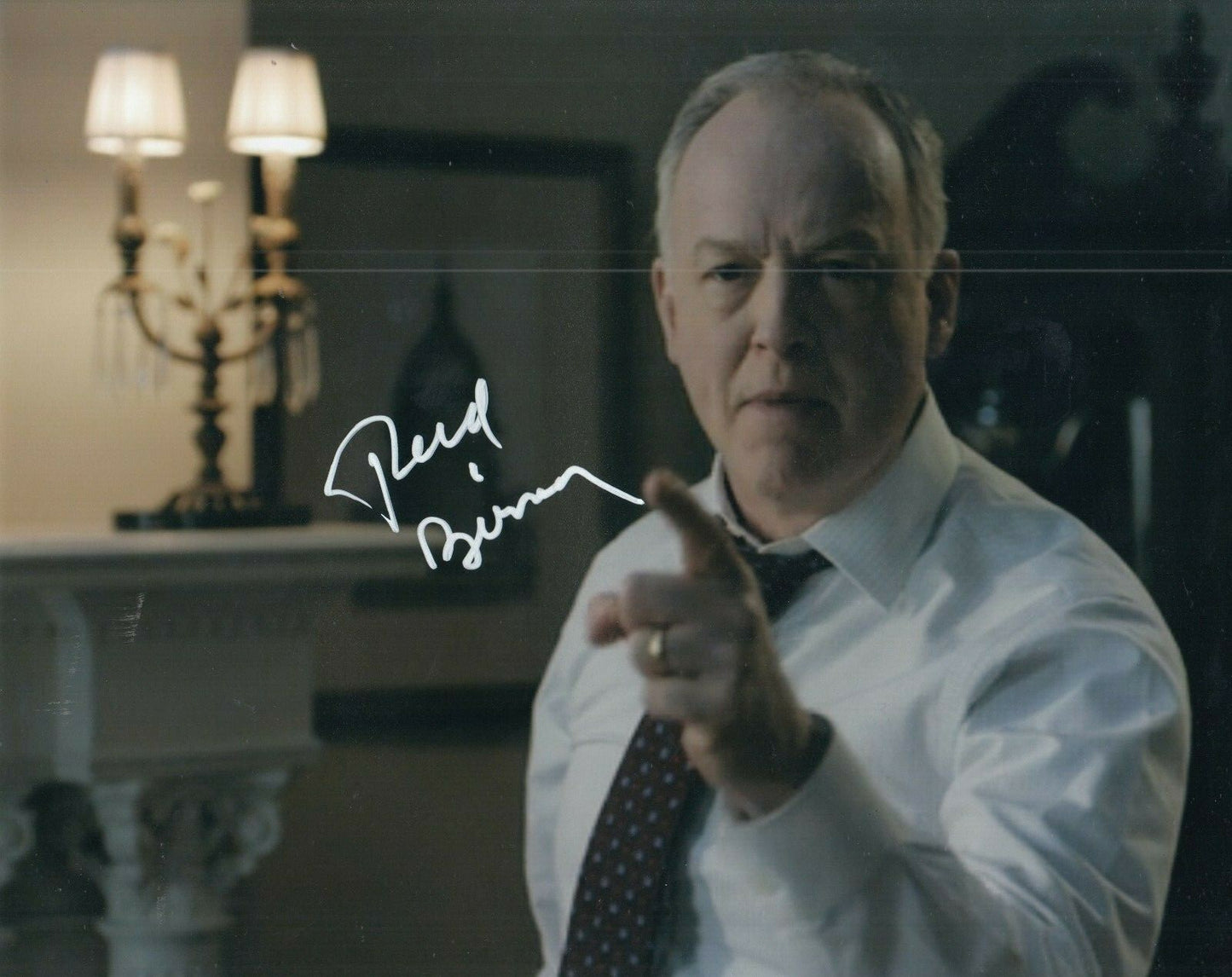 REID BIRNEY signed (HOUSE OF CARDS) auto 8X10 photo *Donald Blythe* W/COA #1