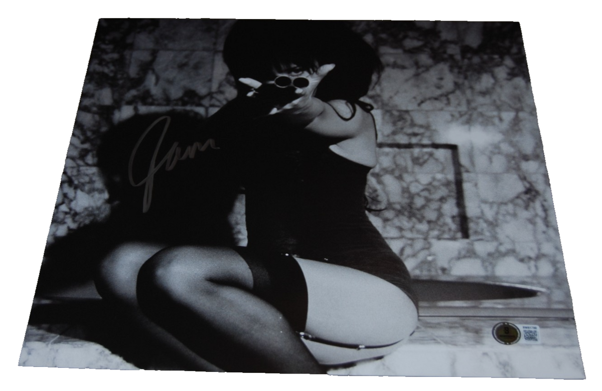JESSIE MURPH signed (SEX HYSTERIA) 12x12 Vynil record insert BECKETT BAS BW61780