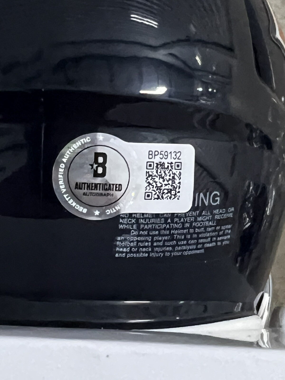 KEENAN ALLEN signed (CHICAGO BEARS) mini football helmet BECKETT BAS BP59132