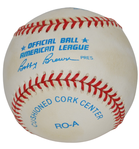 JOHNNY BAILEY signed AL baseball (CHICAGO BEARS) Texas A&I Rams Cardinals W/COA