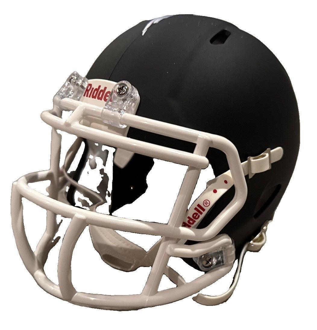 JERMOD MCCOY signed (Las Vegas Raiders) mini football helmet BECKETT BW61175