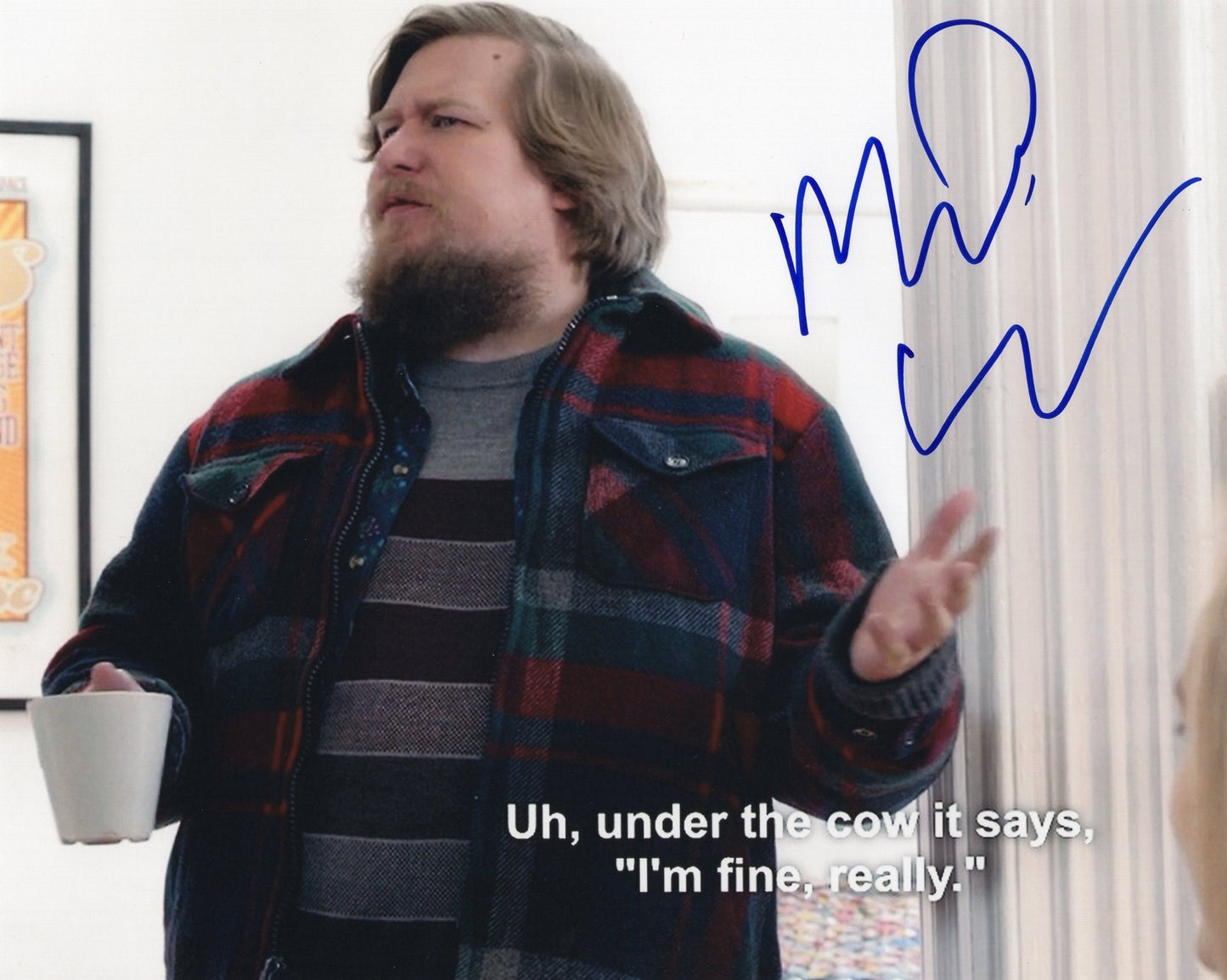 Michael Chernus signed Orange is the New Black 8x10 Photo w/COA Cal #5