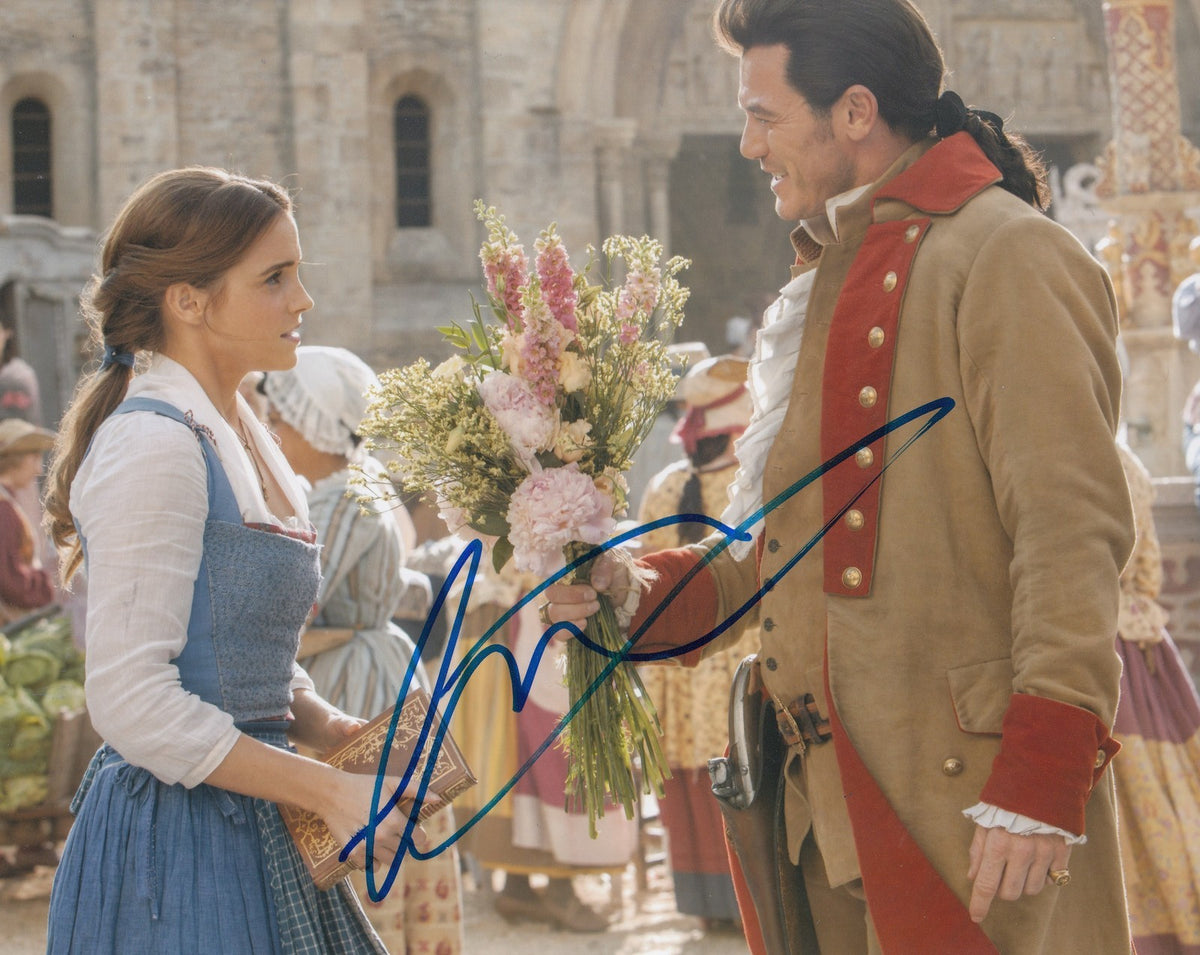 LUKE EVANS signed (BEAUTY AND THE BEAST) Movie 8X10 photo *GASTON* W/COA #4