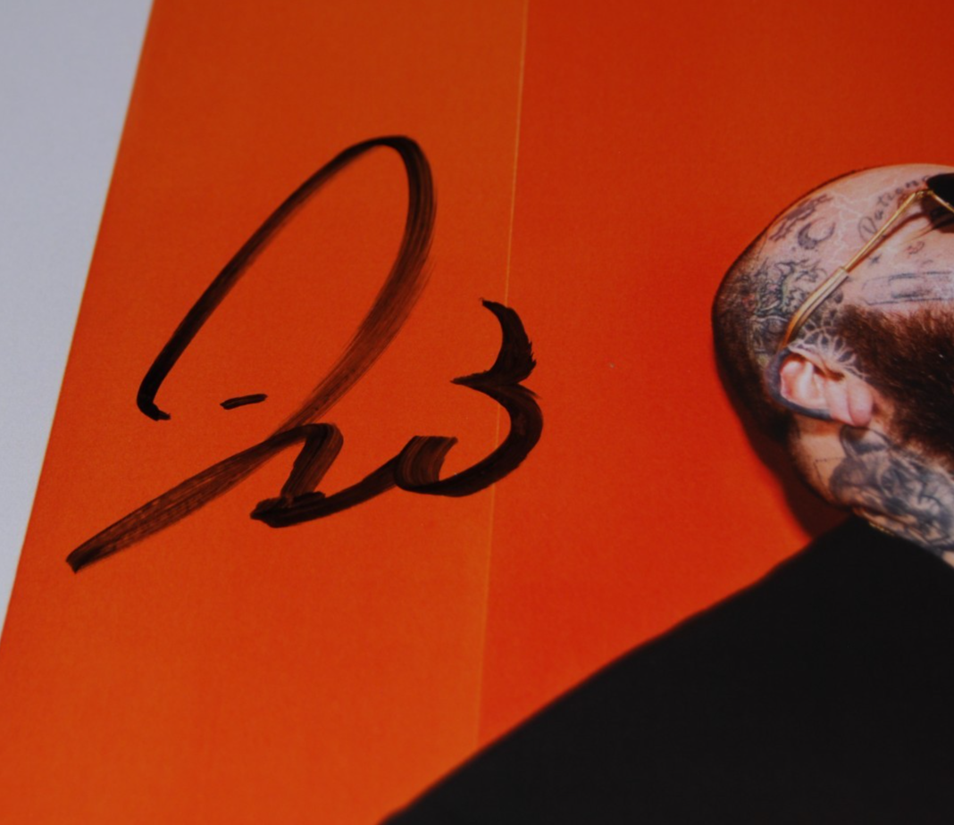TEDDY SWIMS signed (THERAPY) 11X11 Vynil record insert BECKETT BAS BW61776