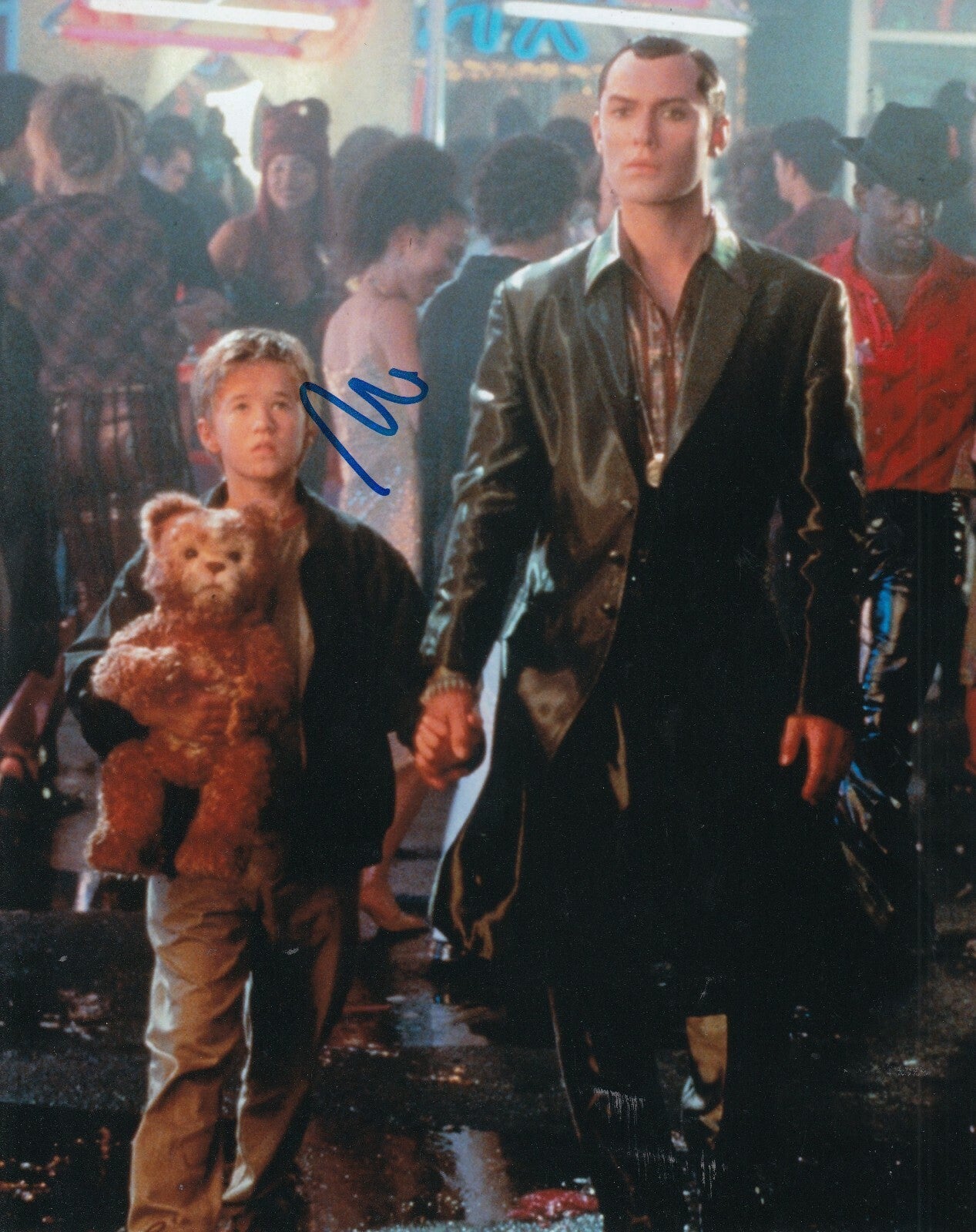 HALEY JOEL OSMENT signed (A.I. ARTIFICIAL INTELLIGENCE) Movie 8X10 photo W/COA 