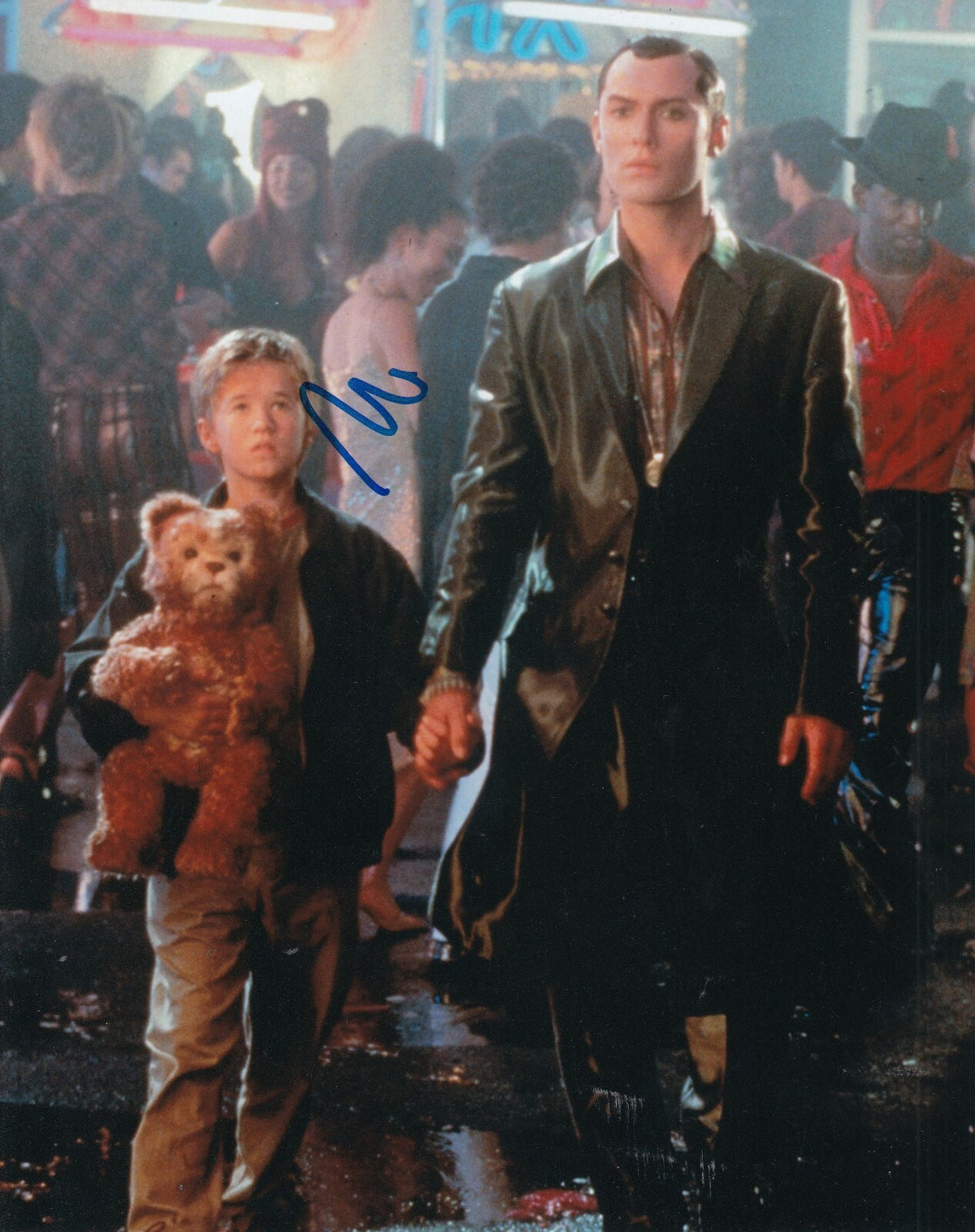 HALEY JOEL OSMENT signed (A.I. ARTIFICIAL INTELLIGENCE) Movie 8X10 photo W/COA 