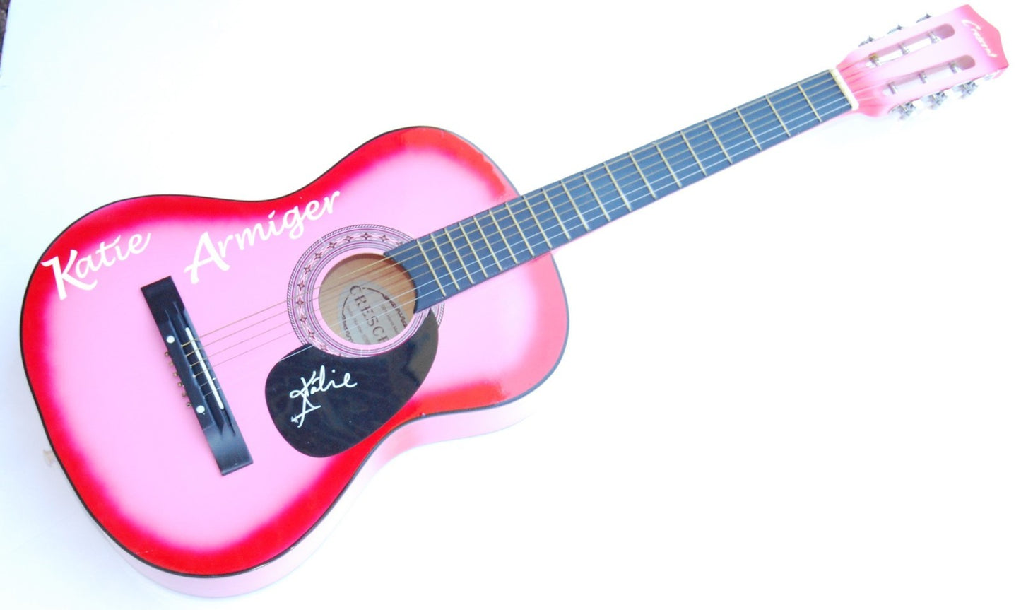 KATIE ARMIGER signed (COUNTRY SUPERSTAR) Acoustic guitar W/COA *SCREAM*