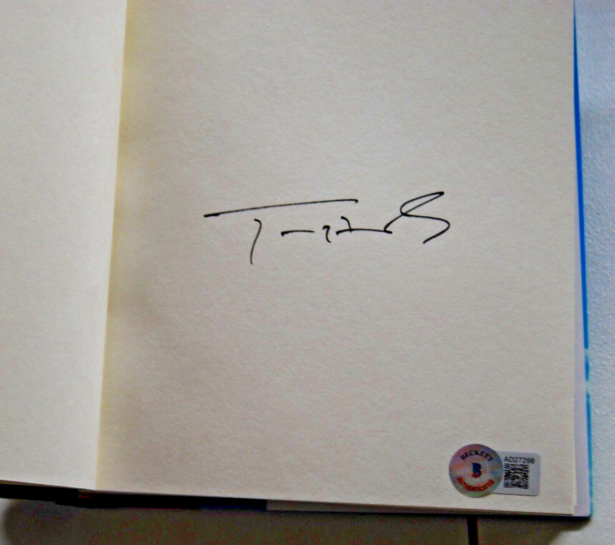 TOM HANKS signed (MAKING OF ANOTHER MOTION) HARDCOVER BOOK Beckett BAS AD27298