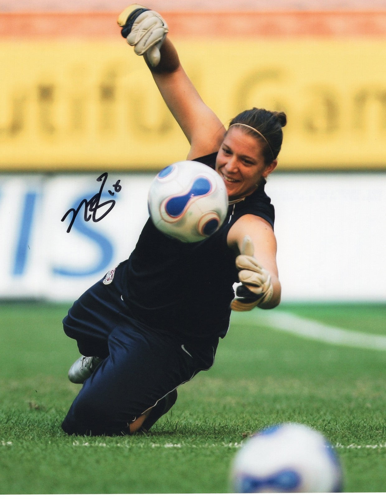 Nicole Barnhart signed 8x10 Photo w/COA Sporting Kansas City WMLS Soccer USA #1