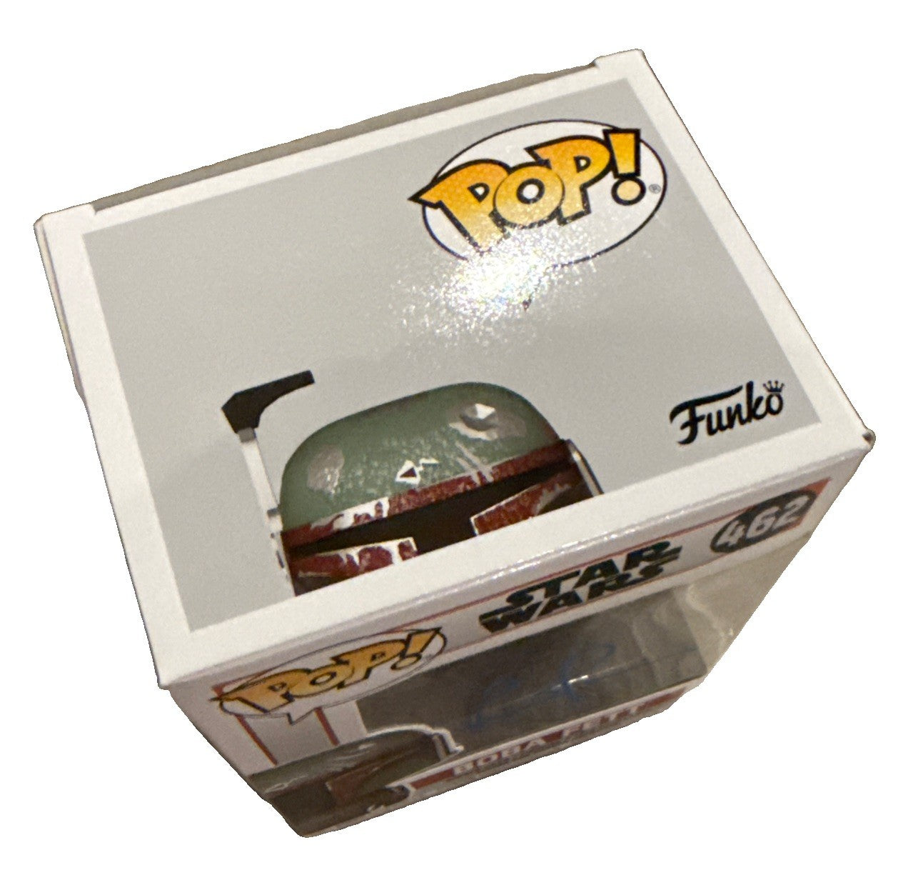 TEMUERA MORRISON signed (BOBA FETT) Mandalorian Funko Pop #462 JSA CK92743