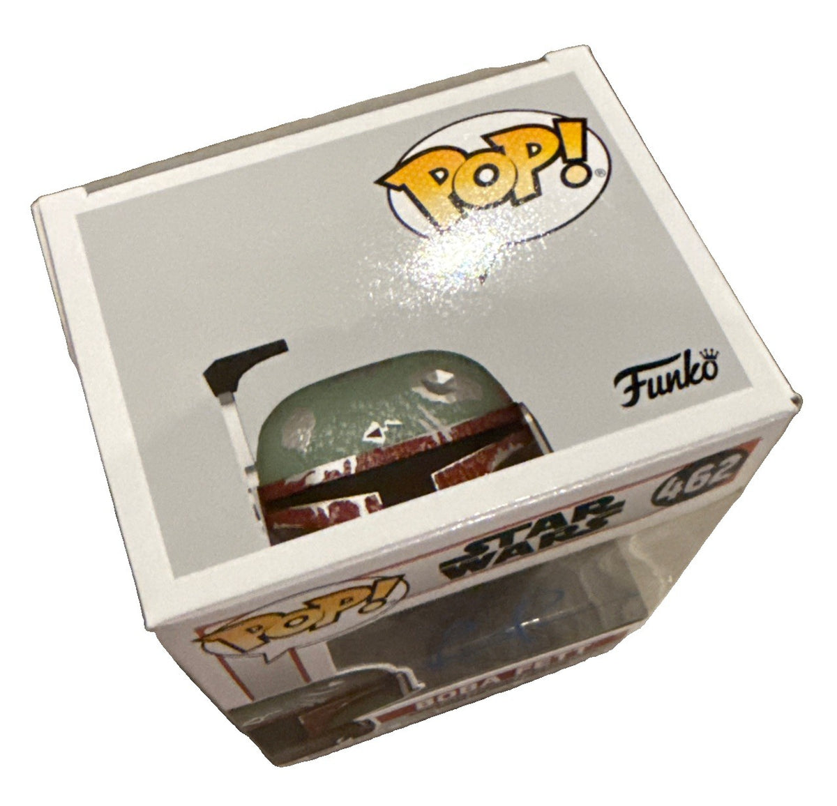 TEMUERA MORRISON signed (BOBA FETT) Mandalorian Funko Pop #462 JSA CK92743