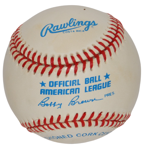 BILL BROOKS signed AL baseball (BOSTON UNIVERSITY) Colts Bills Redskins W/COA