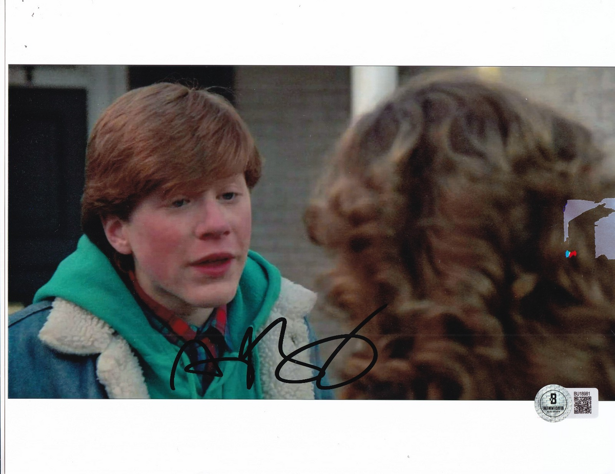 ANTHONY RAPP signed (ADVENTURES IN BABYSITTING) 8X10 photo BECKETT BAS BU18981