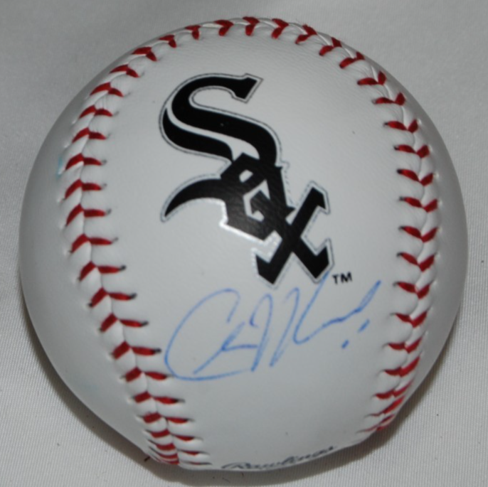 CHASE MEIDROTH signed (CHICAGO WHITE SOX) Logo baseball BECKETT BW61575