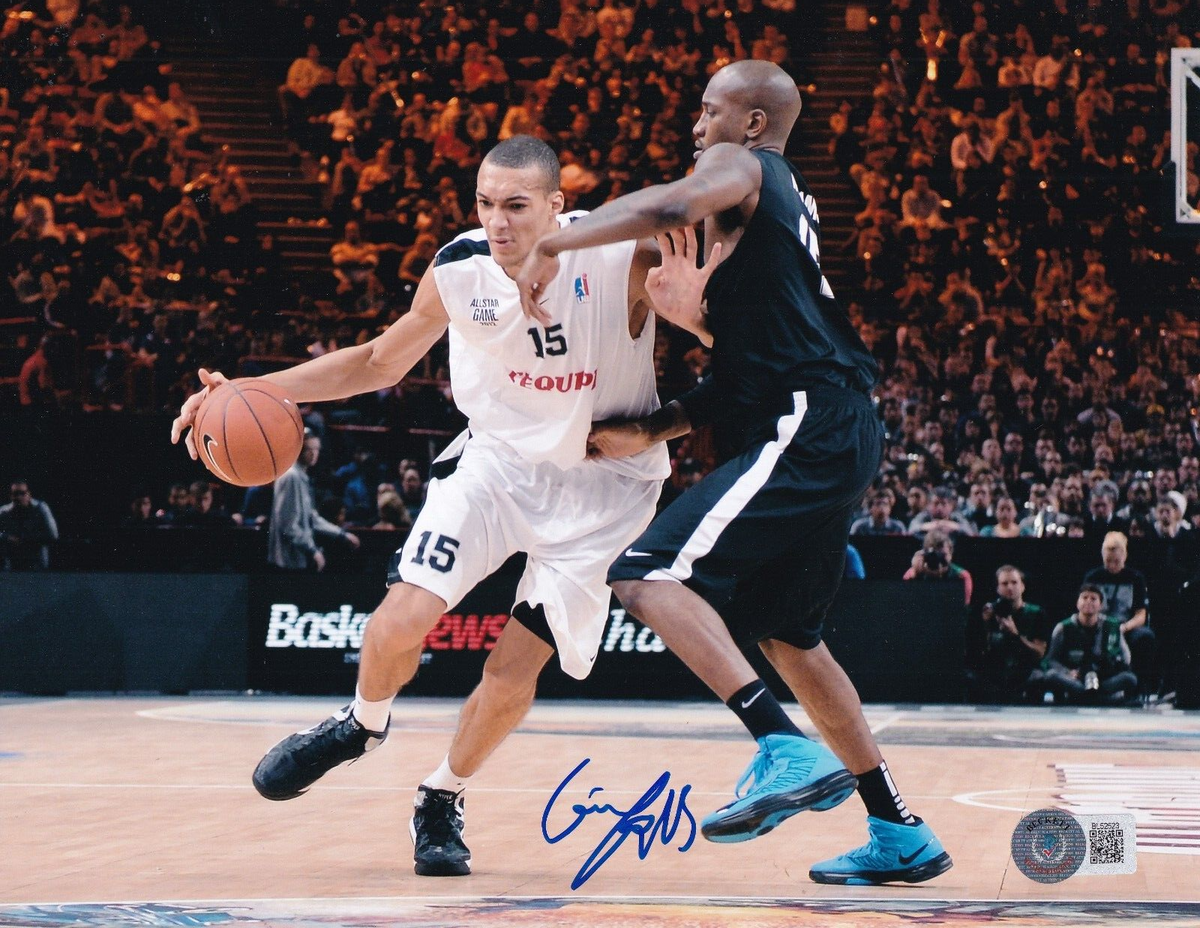 RUDY GOBERT signed (MINNESOTA TIMBERWOLVES) 8X10 photo BECKETT BAS BL52523