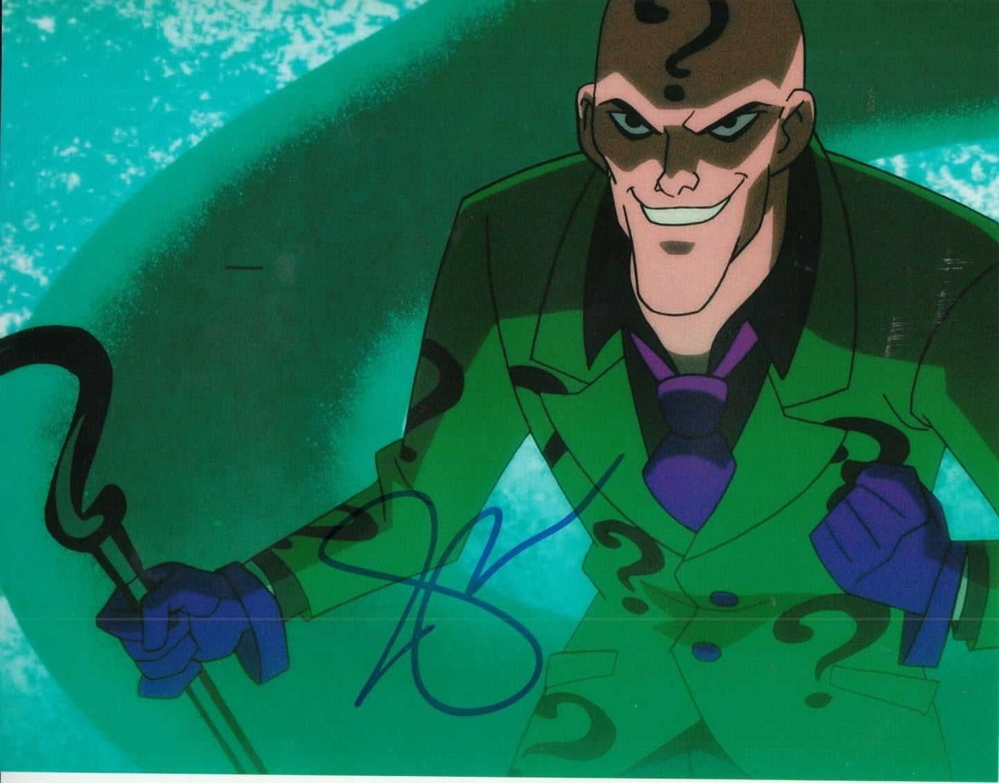 JIM RASH signed (HARLEY QUINN) autograph 8X10 photo *THE RIDDLER* Proof W/COA #2