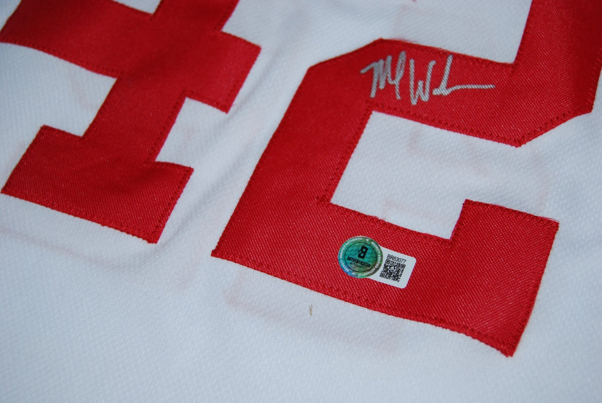 MIKE WOODSON signed (INDIANA HOOSIERS) custom basketball jersey BECKETT BR63077