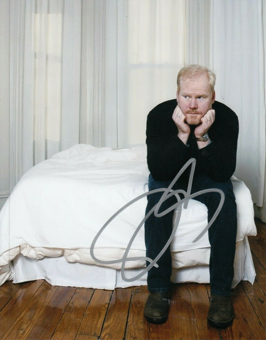 JIM GAFFIGAN signed (THE JIM GAFFIGAN SHOW) 8x10 photo autographed W/COA #2020