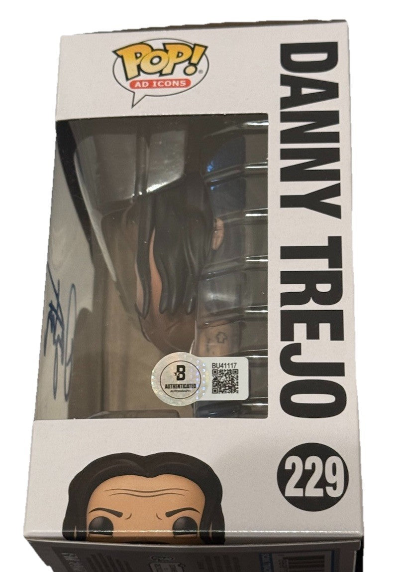 DANNY TREJO signed (POP AD ICONS) autographed #229 Funko Pop BECKETT BAS BU41117