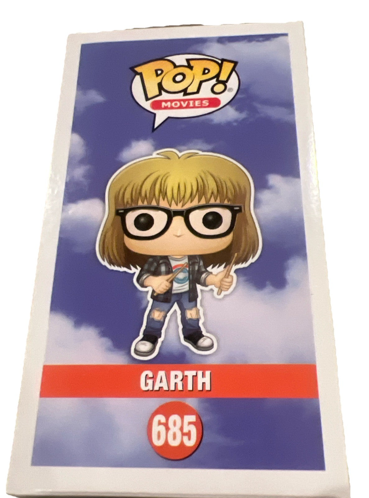 DANA CARVEY  signed (WAYNES WORLD) Garth Funko Pop #685 Beckett BAS BT78157