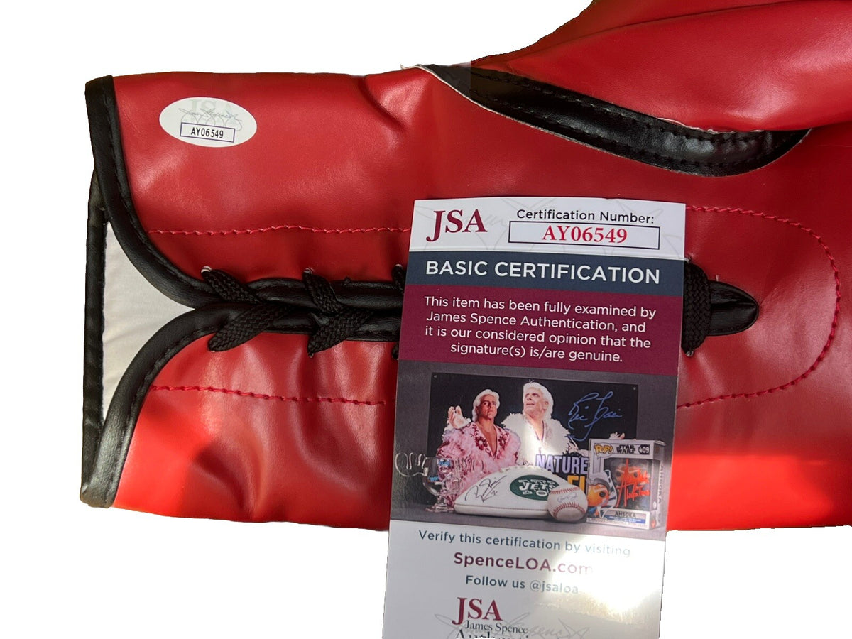 CURMEL MOTON signed (Super Featherweight) Everlast Boxing glove JSA AY06549