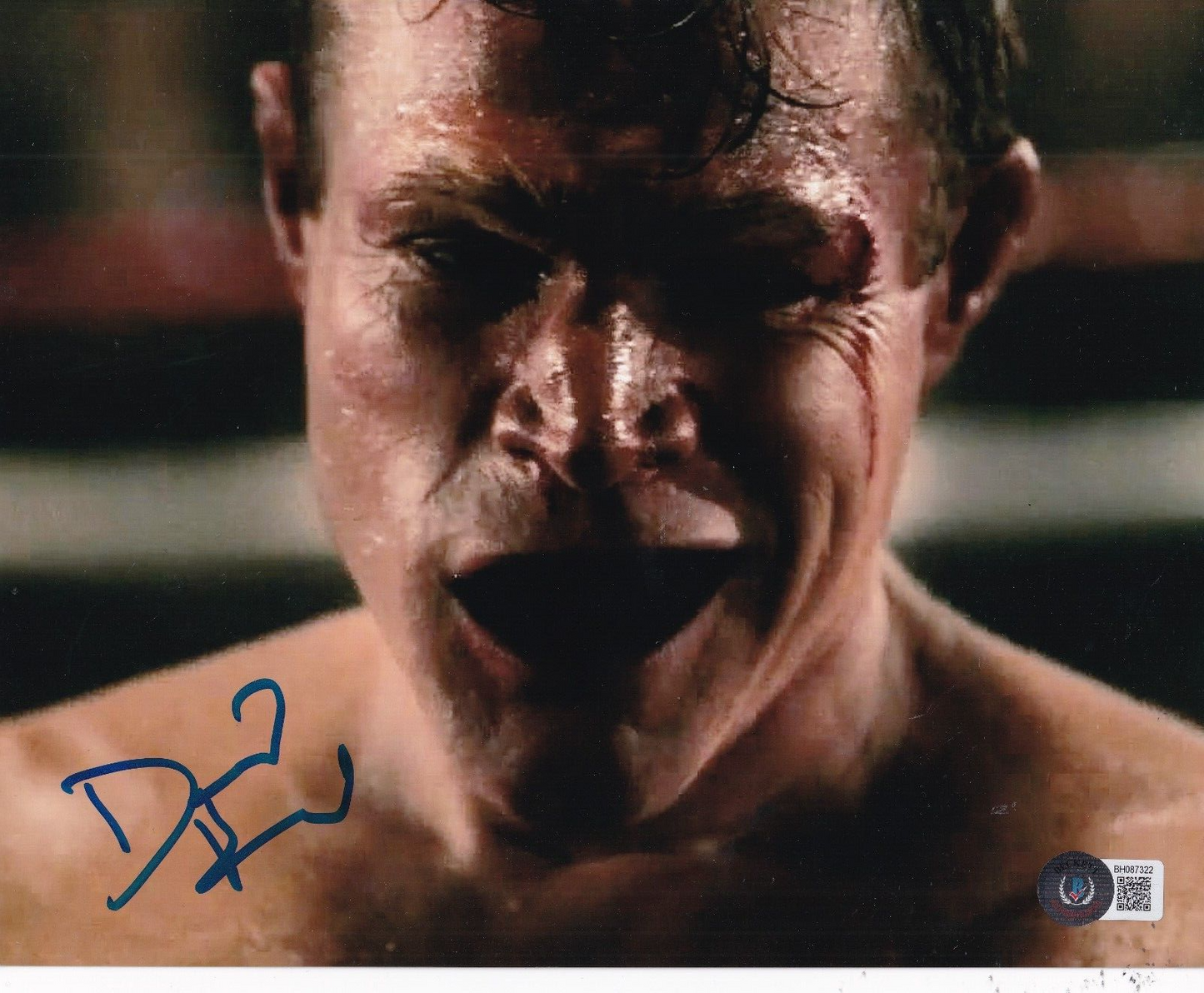 DAVID KEITH signed (DAREDEVIL) Jack Murdock movie 8X10 photo BECKETT BH087322