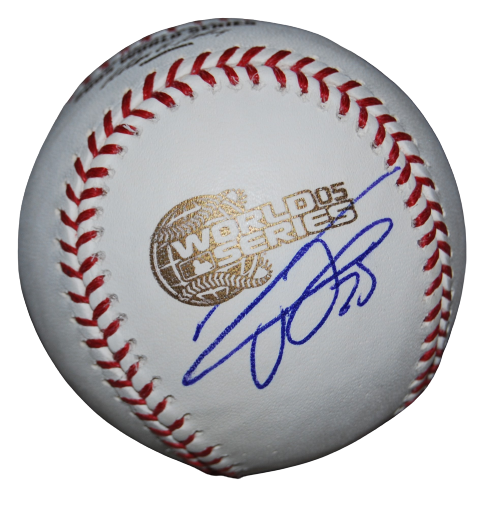 FRANK THOMAS signed (2005 WORLD SERIES) White Sox baseball BECKETT BH055536