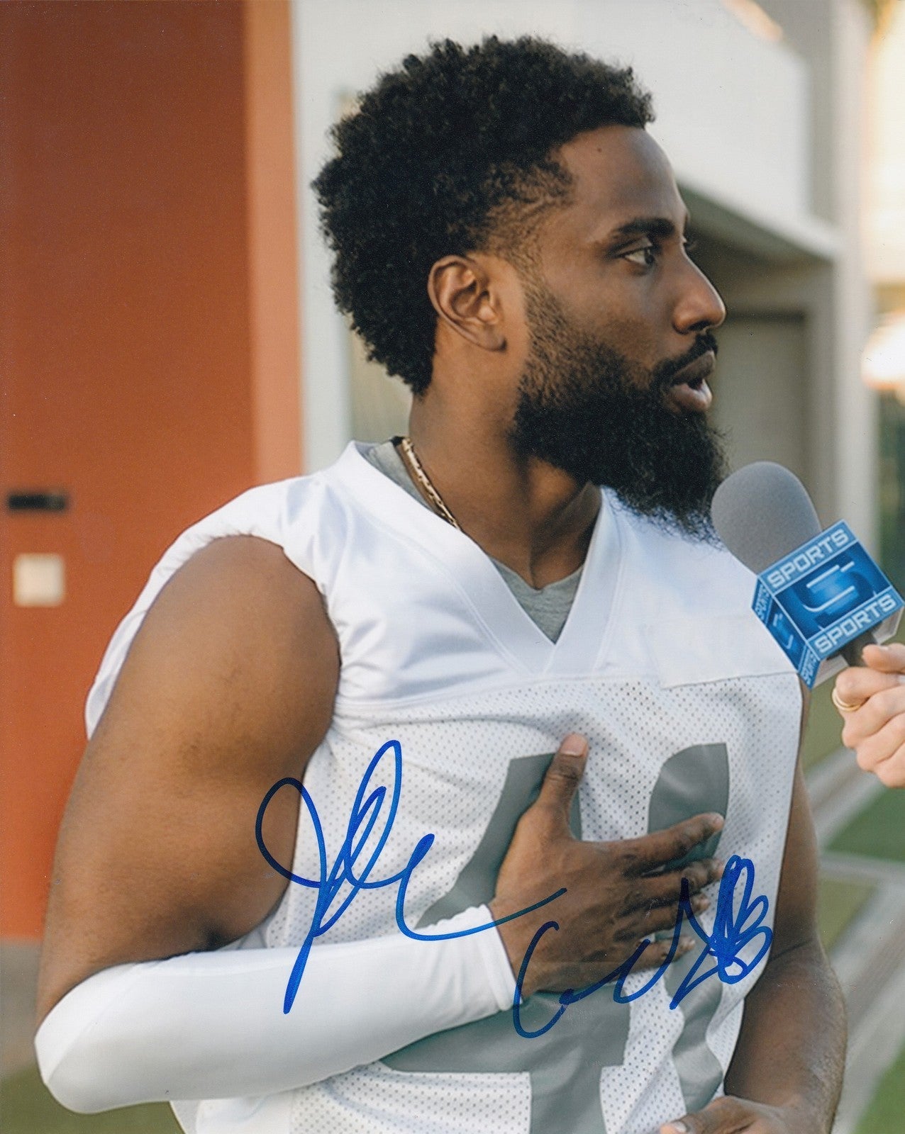 JOHN DAVID WASHINGTON signed (BALLERS) 8X10 photo *RICKEY JERRET* W/COA #4