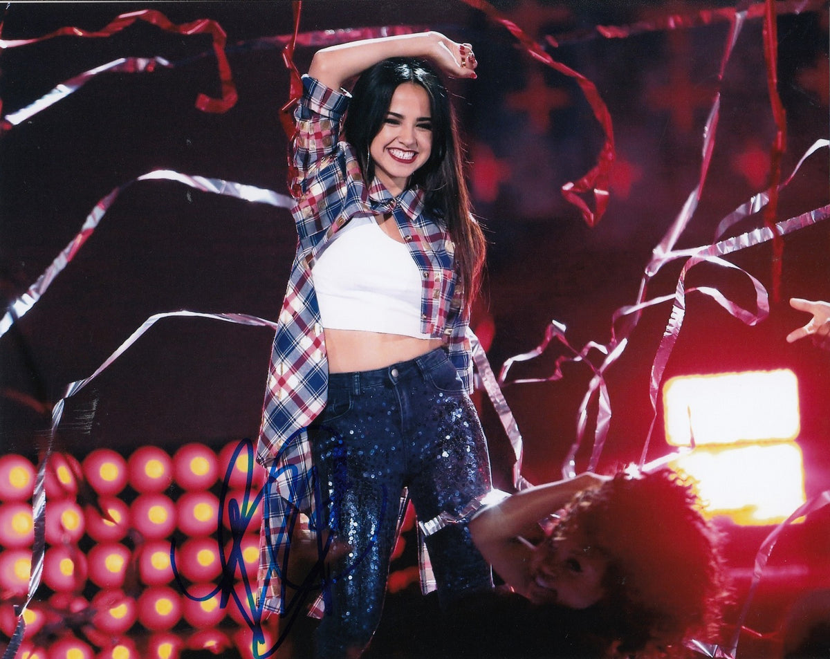 BECKY G Rebbeca Gomez signed *POWER RANGERS* (SINGER) 8X10 MOVIE photo W/COA #5