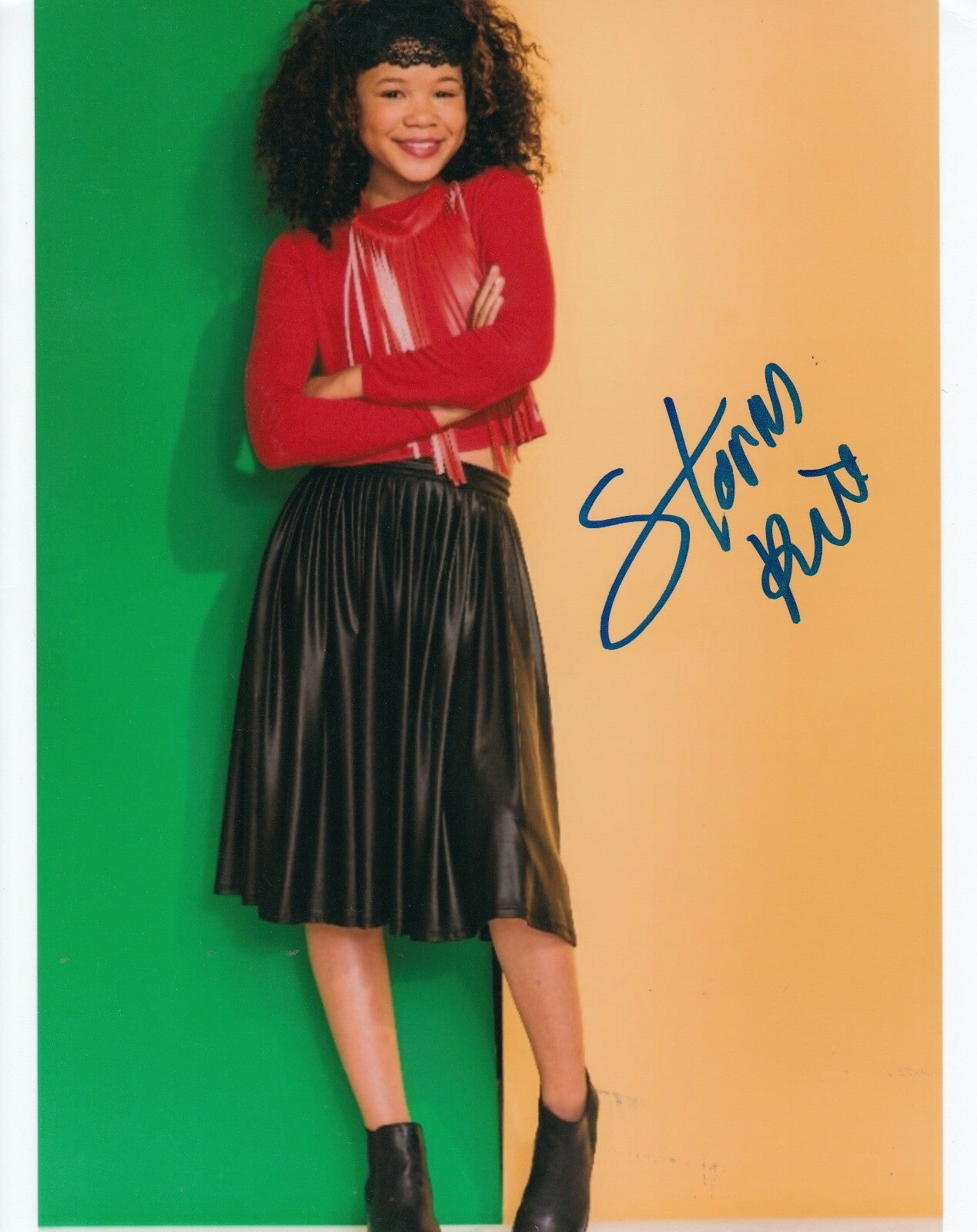 STORM REID signed (A WRINKLE IN TIME) Movie Star 8X10 photo *SLEIGHT* W/COA #2