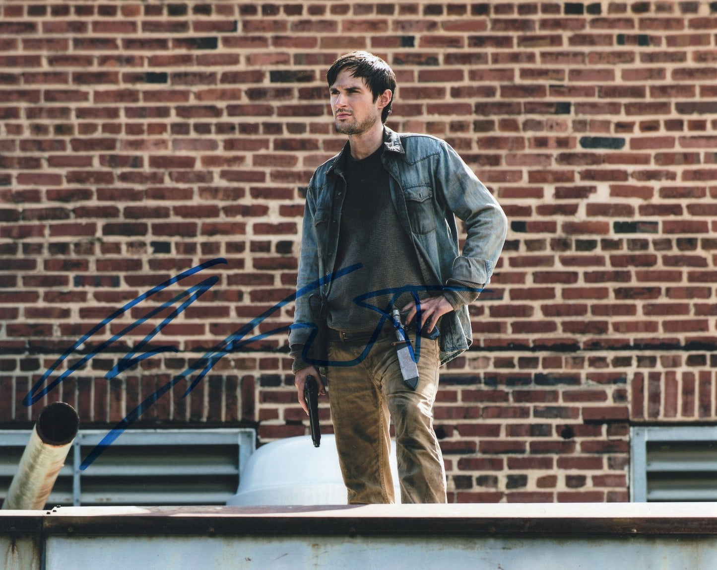 Andrew West The Walking Dead Gareth Zombie Killer Signed 8x10 Photo w/COA #6