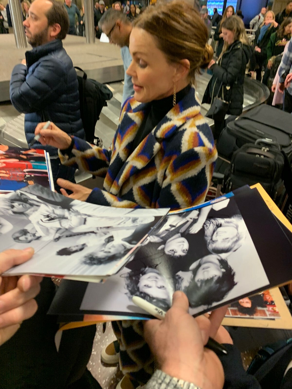 BELINDA CARLISLE and CHARLOTTE CAFFEY signed (THE GO-GO'S) 11X14 photo W/COA #2