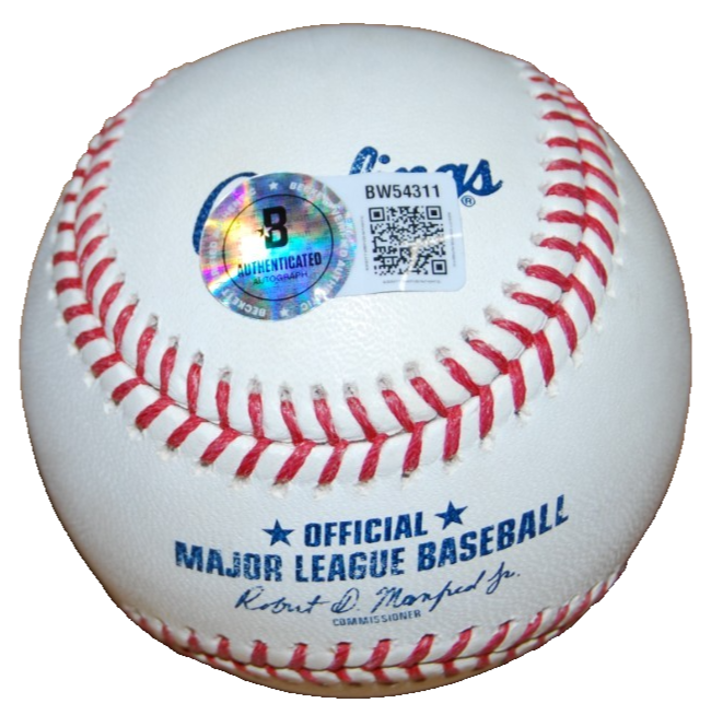 JOHN LACKEY signed (CHICAGO CUBS) OML Major League baseball BECKETT BAS BW54311