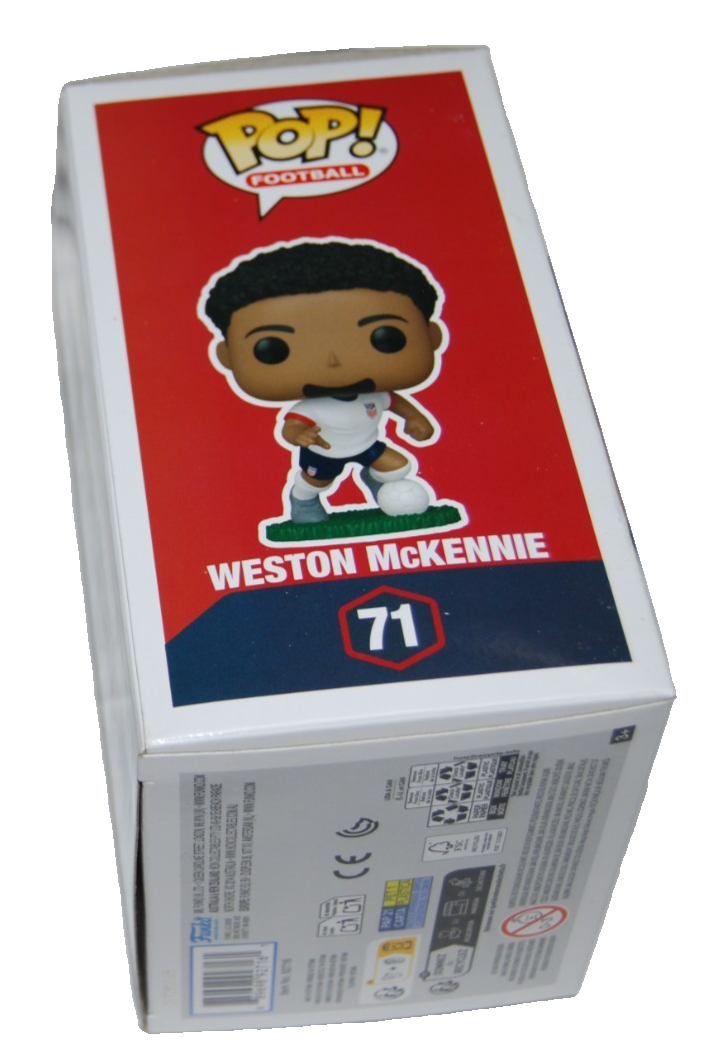 WESTON MCKENNIE signed (TEAM USA) Soccer Funko Pop #71 BECKETT BY085881
