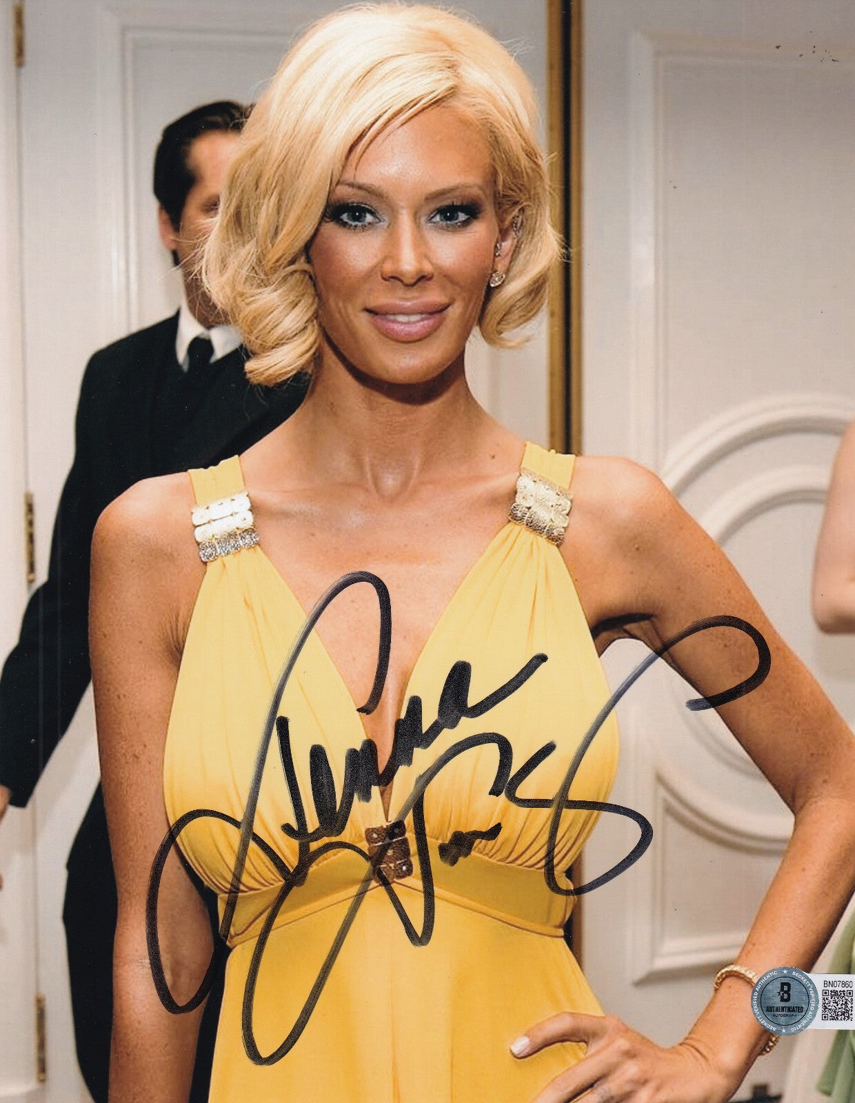 JENNA JAMESON signed (LEGENDARY XXX) ADULT Star 8X10 photo BECKETT BAS BN07860