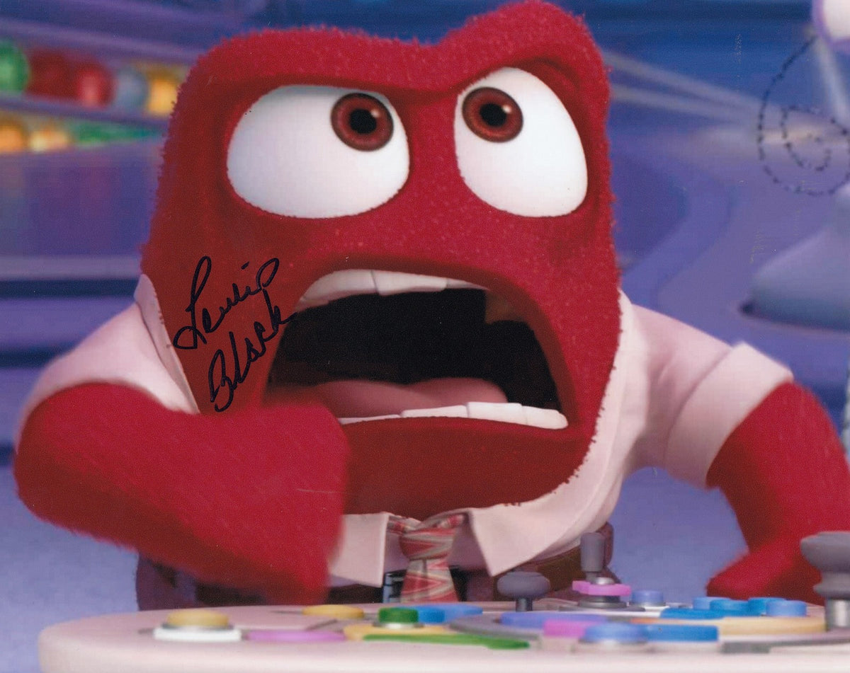LEWIS BLACK signed (INSIDE OUT) *ANGER* autographed 8X10 photo W/COA #4